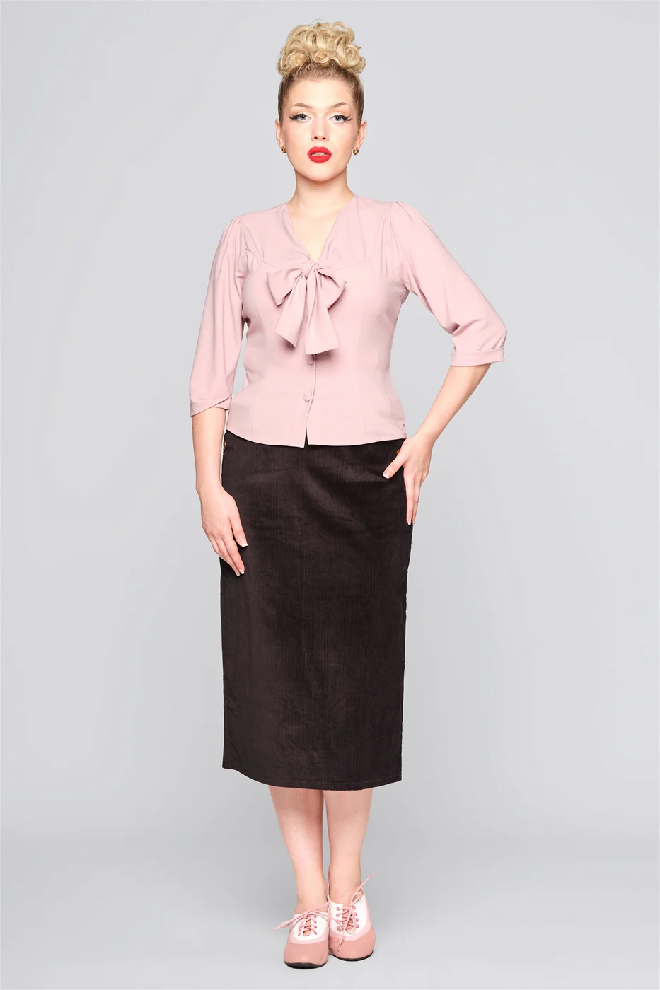 Andra Plain Blouse - Image 3