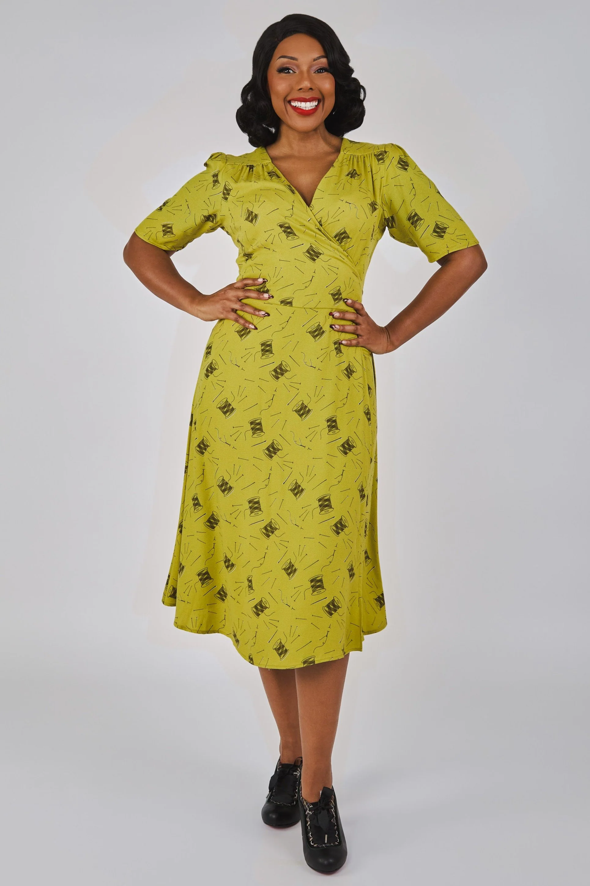 Cassandra Pins & Needles Wrap Dress - Image 5