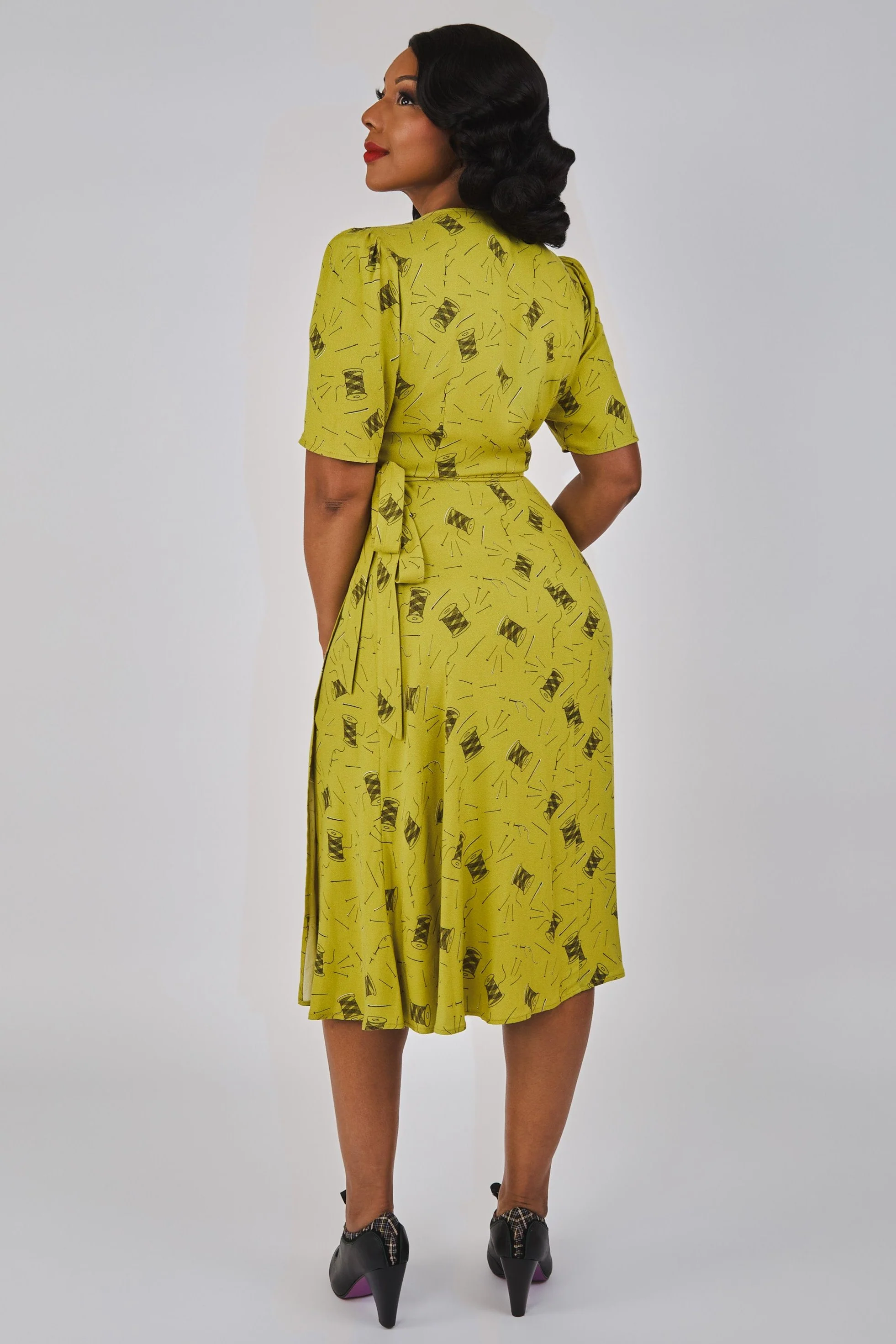 Cassandra Pins & Needles Wrap Dress - Image 6