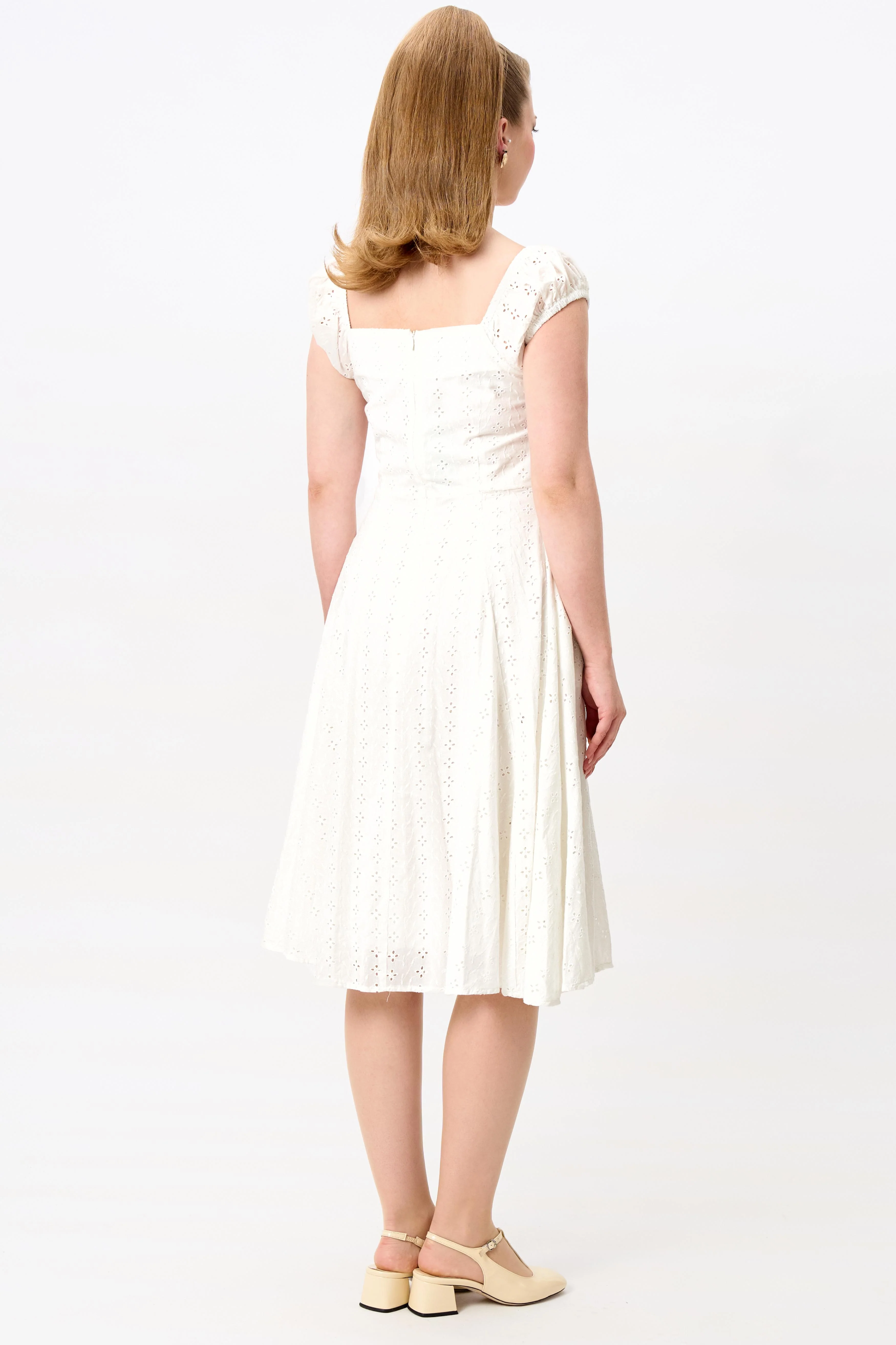 Dolores Broderie Anglaise Doll Dress - Image 4