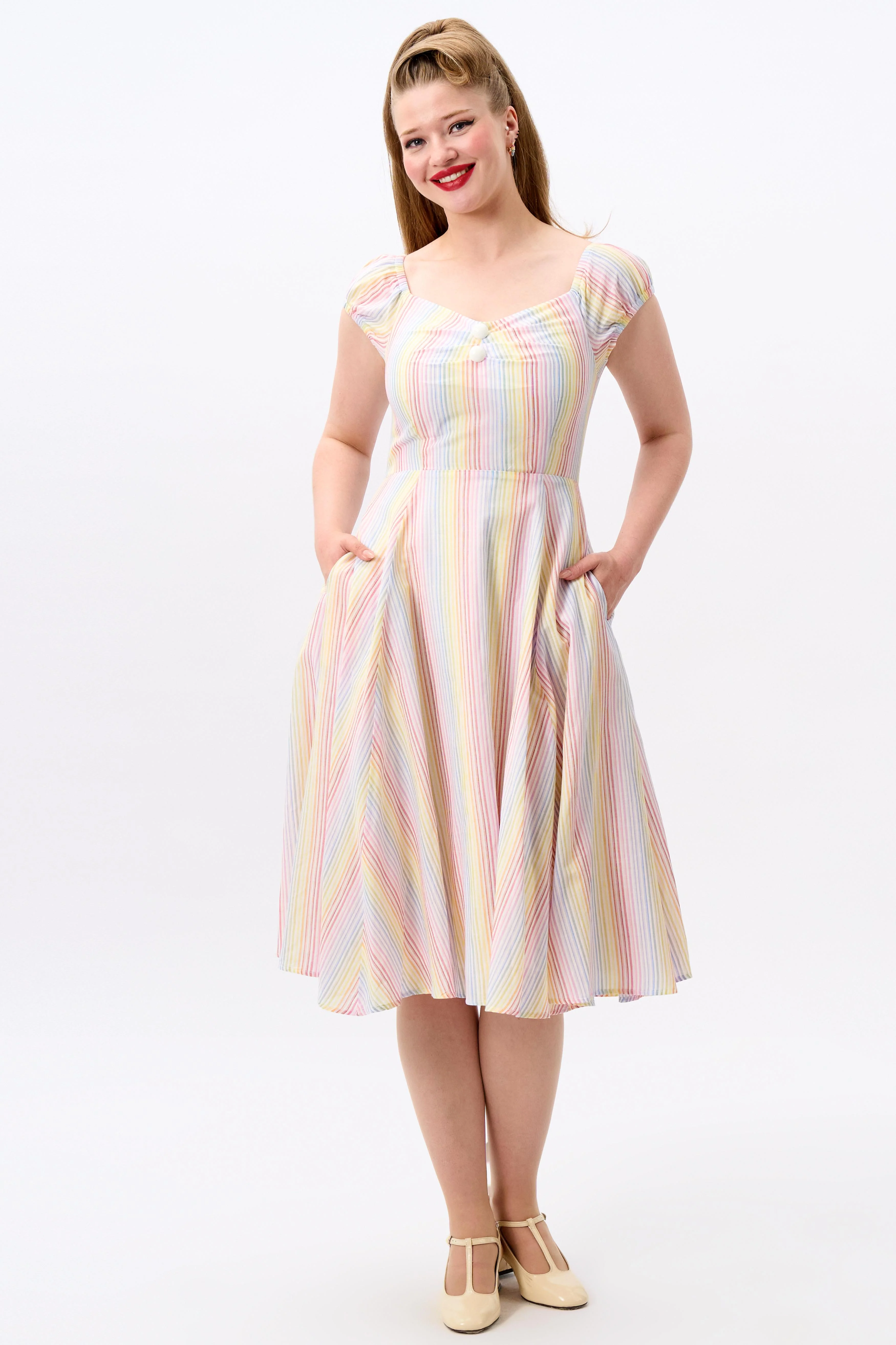 Dolores Sherbet Stripe Doll Dress - Image 5