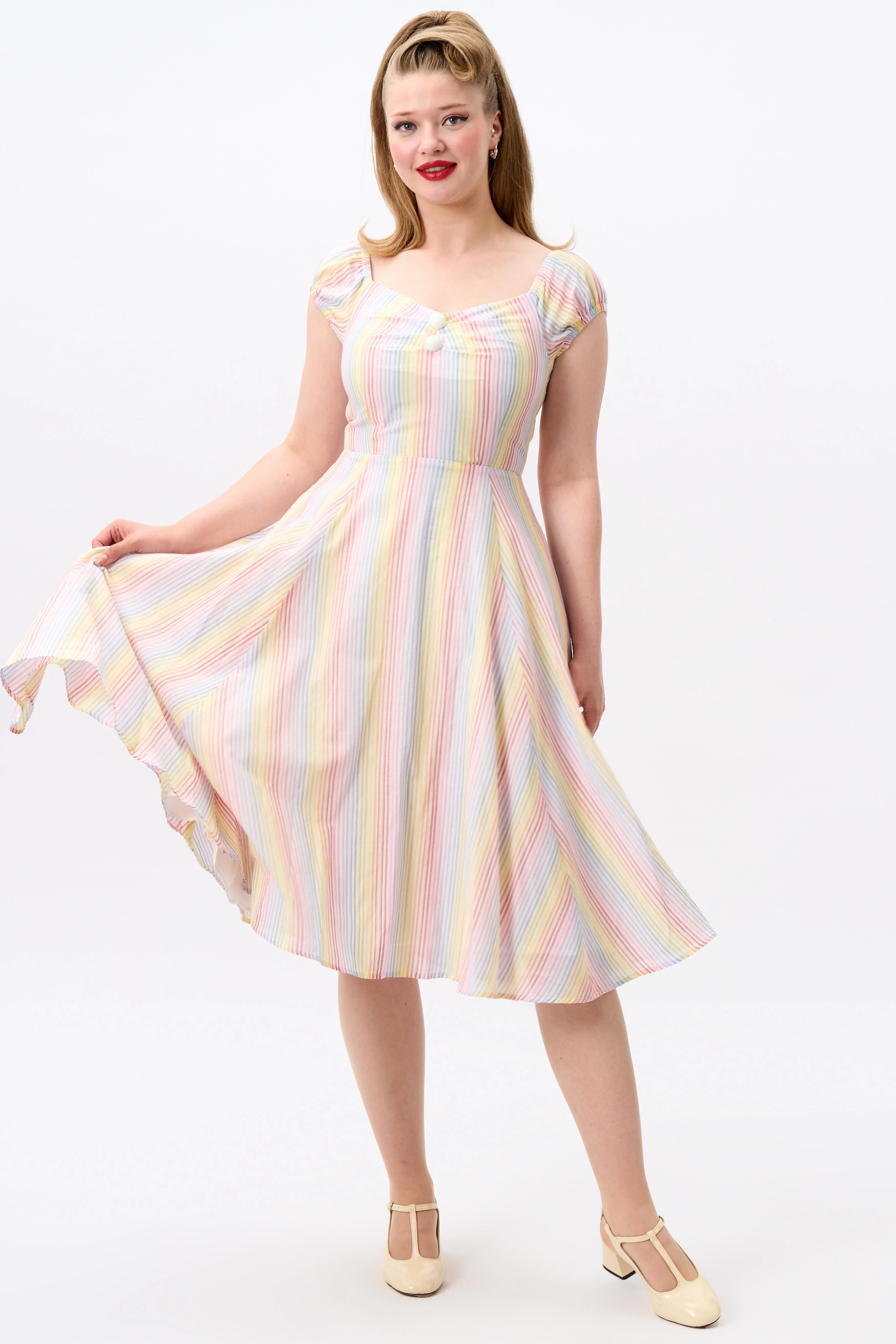 Dolores Sherbet Stripe Doll Dress - Image 6