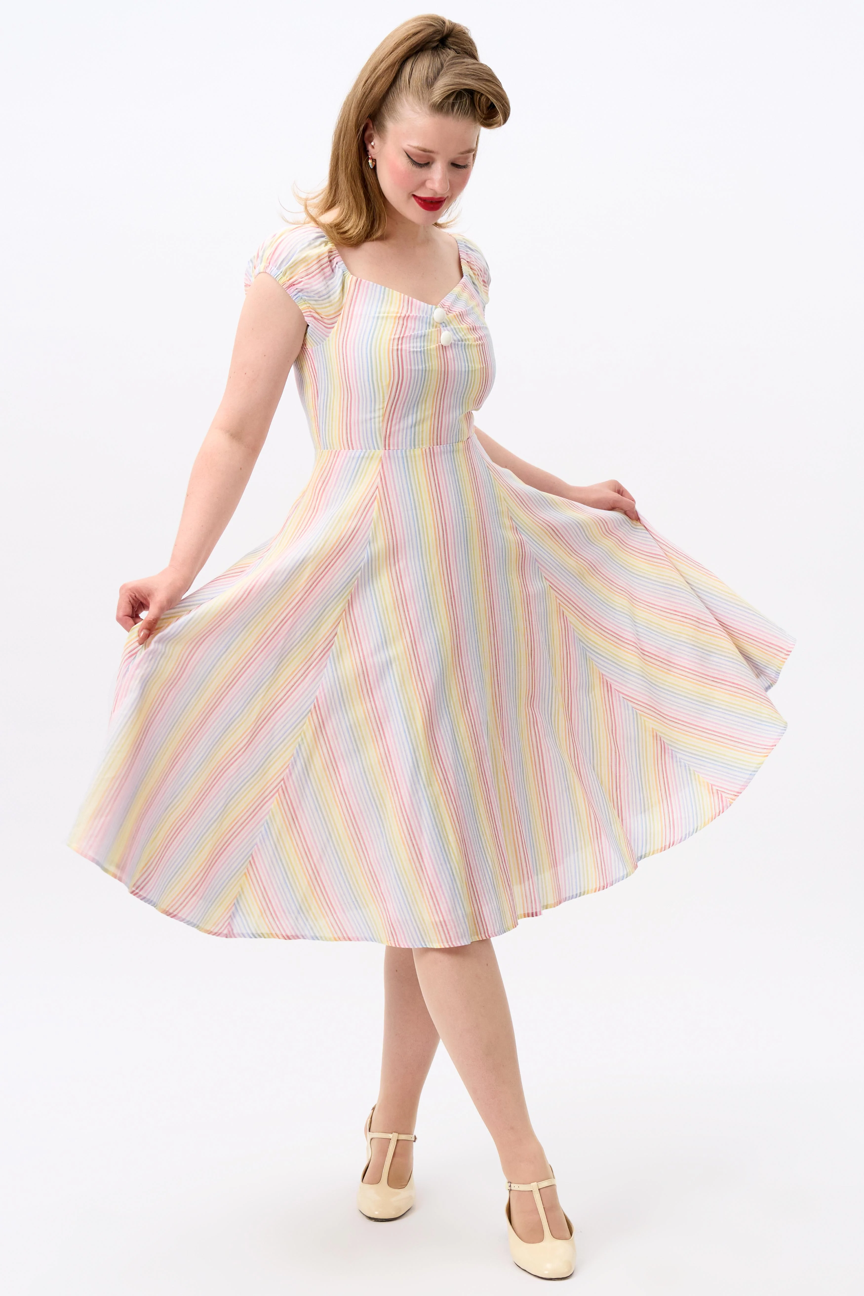 Dolores Sherbet Stripe Doll Dress - Image 7