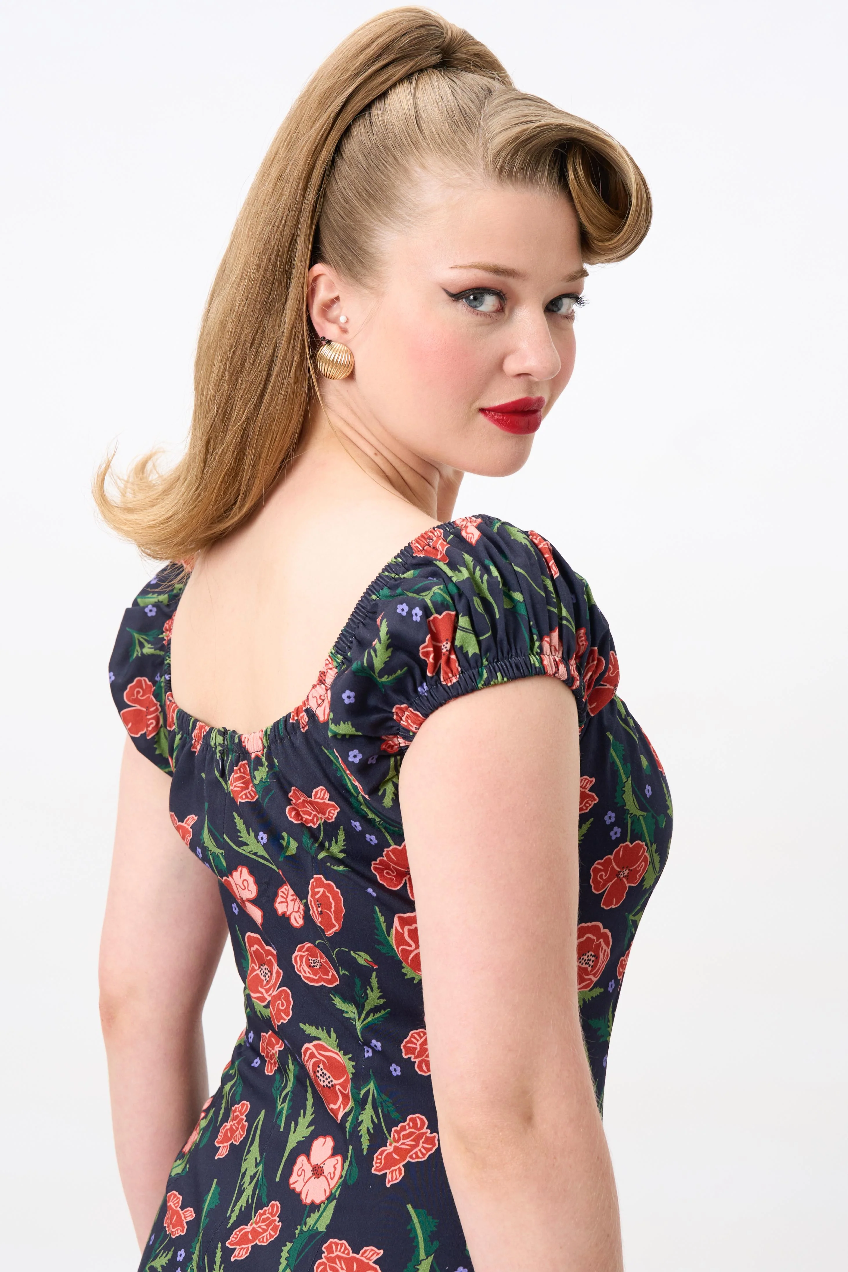 Lorena Poppy Pencil Dress - Image 5