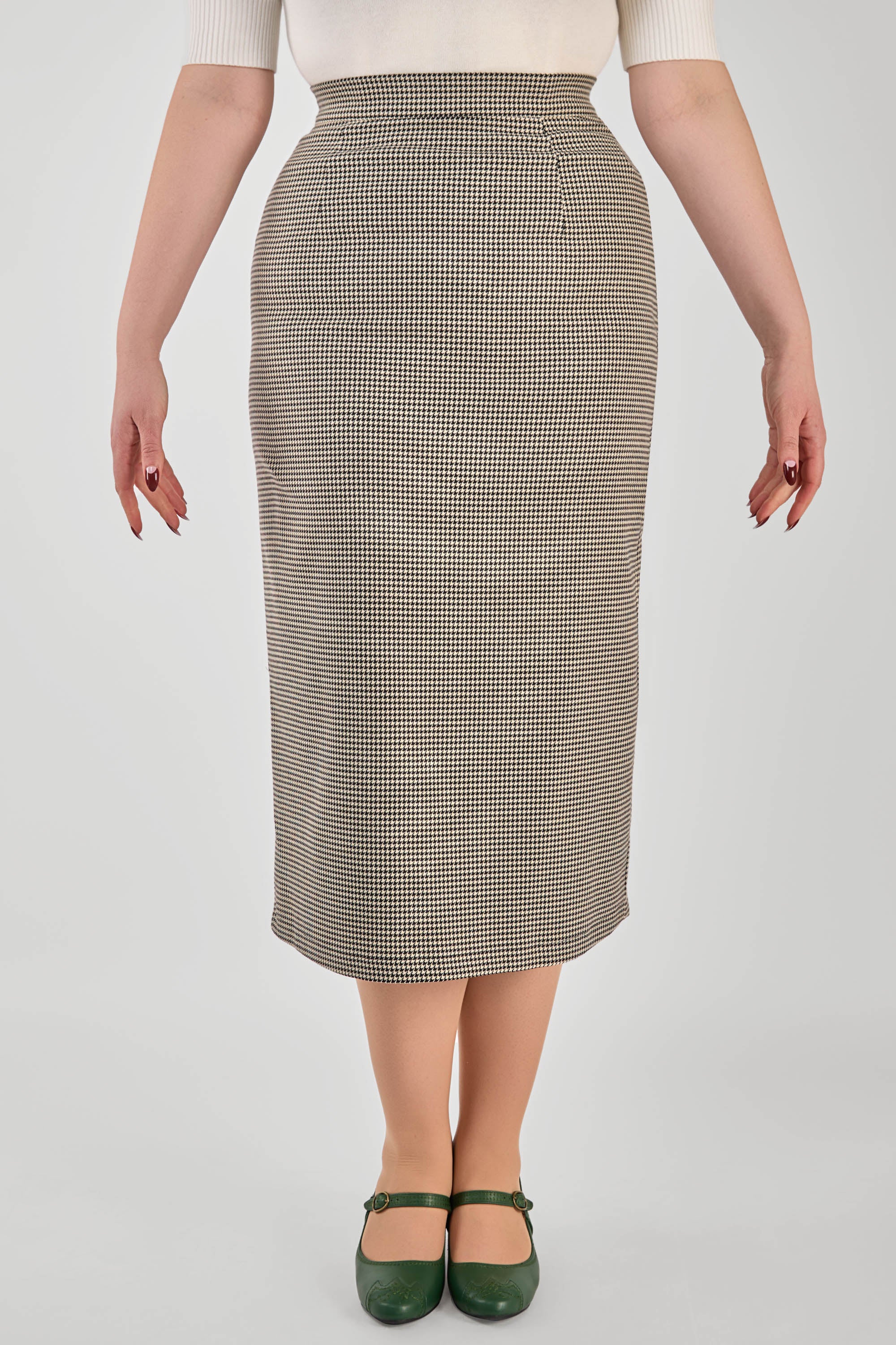 Posey Puppytooth Skirt - Image 3