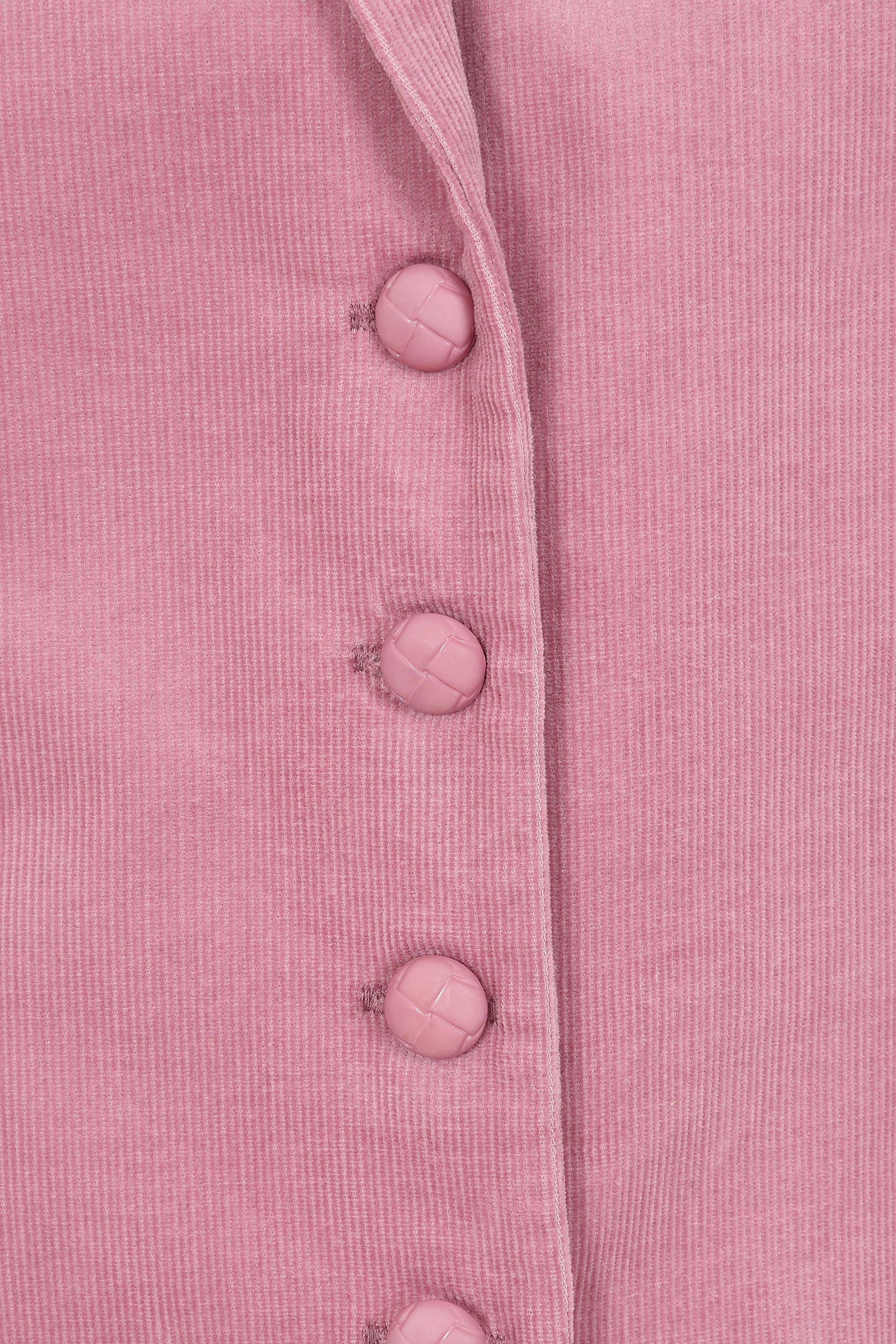 Professor Pink Corduroy Waistcoat - Image 4