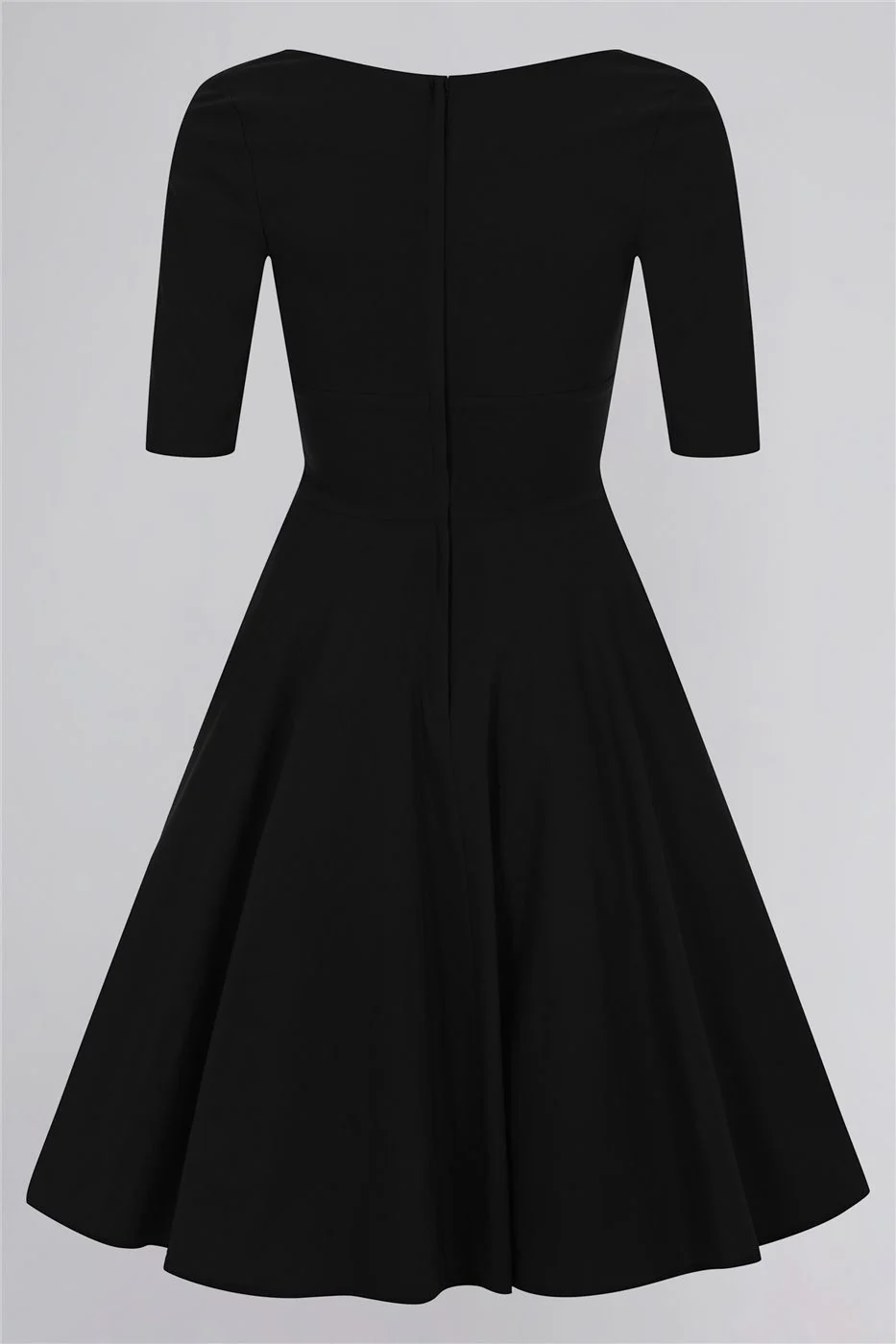 Trixie Black Swing Dress - Image 6